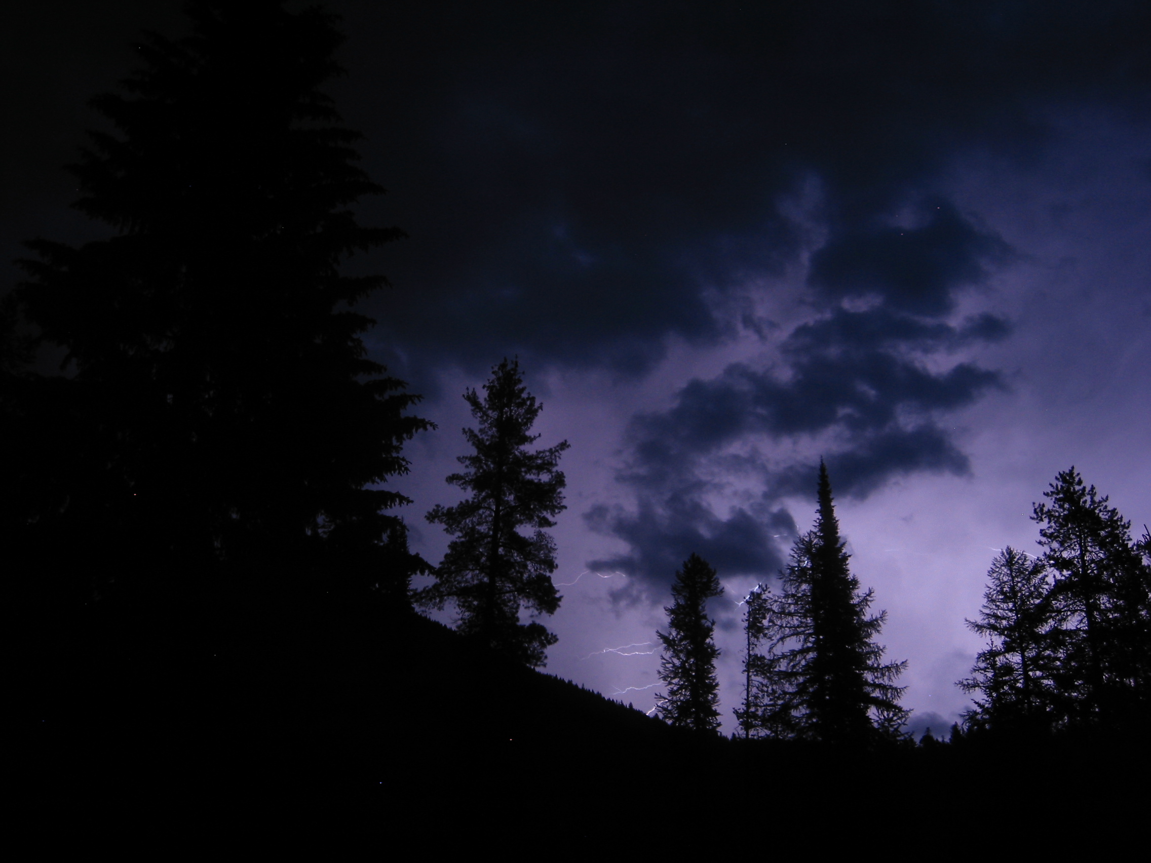 A dark and stormy night scene