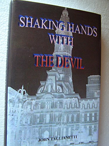 A devil and a person shaking hands