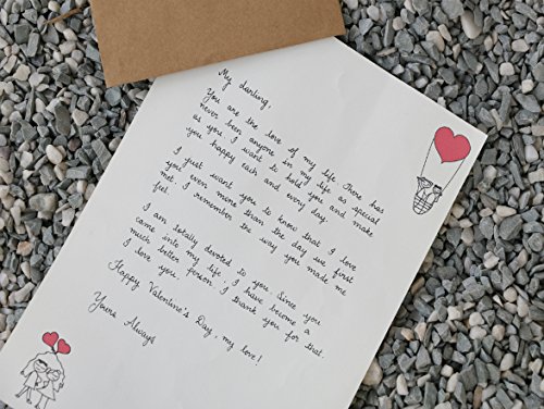 A handwritten love letter.