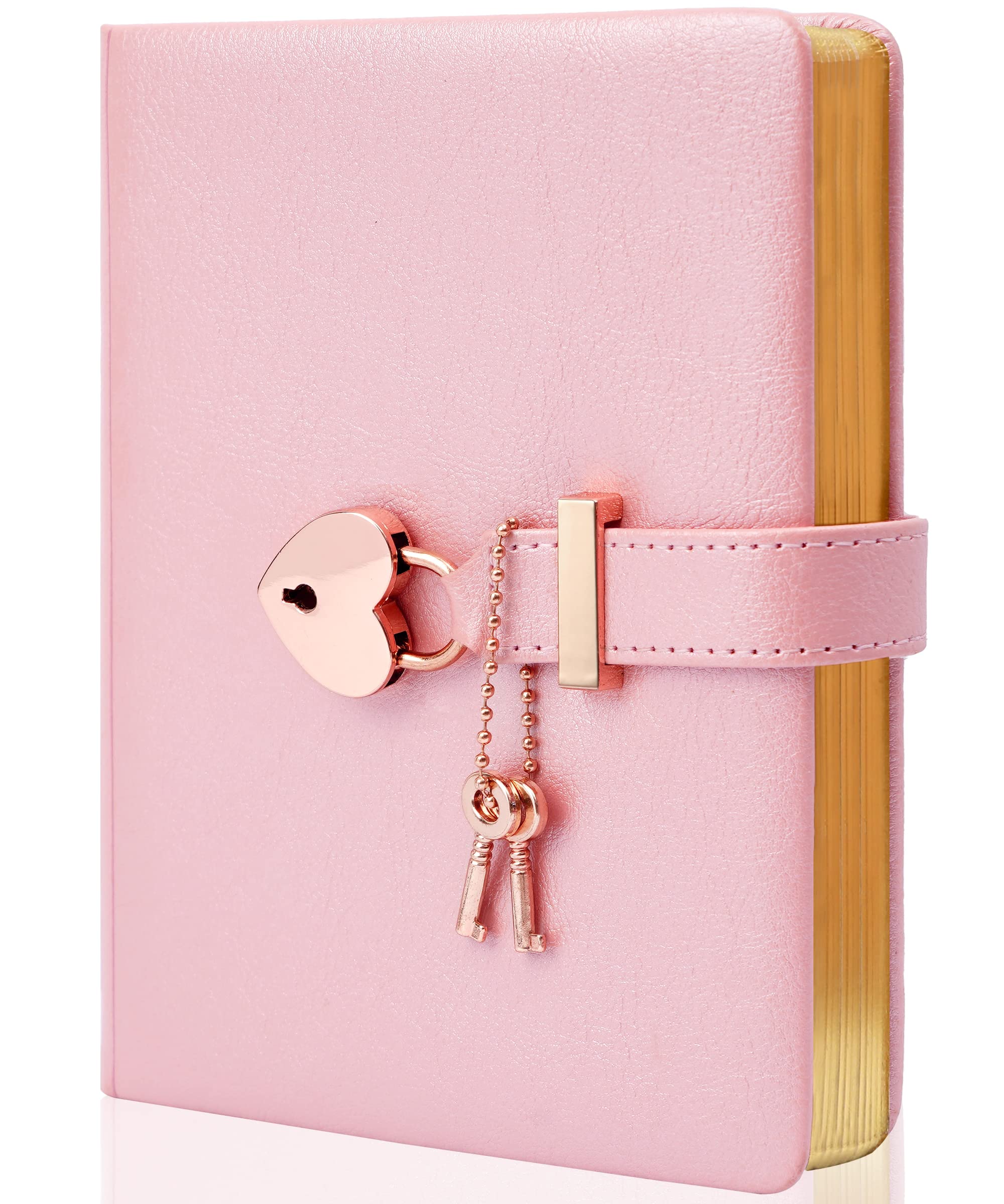 A locked diary with a key.