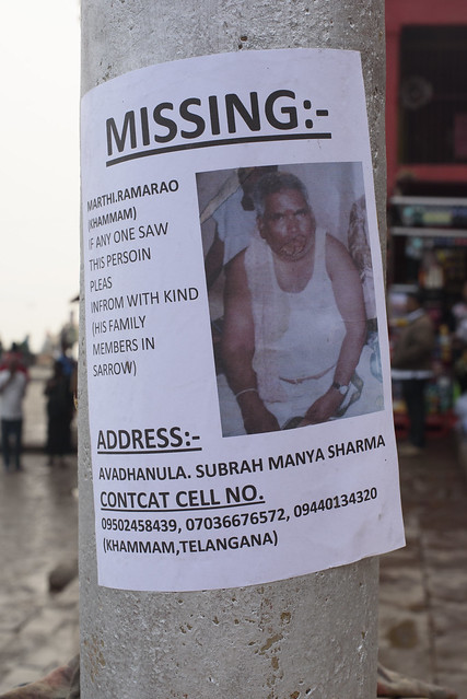 A missing person poster.