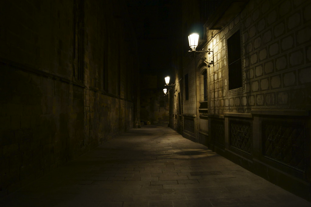 A shining light at the end of a dark alley.