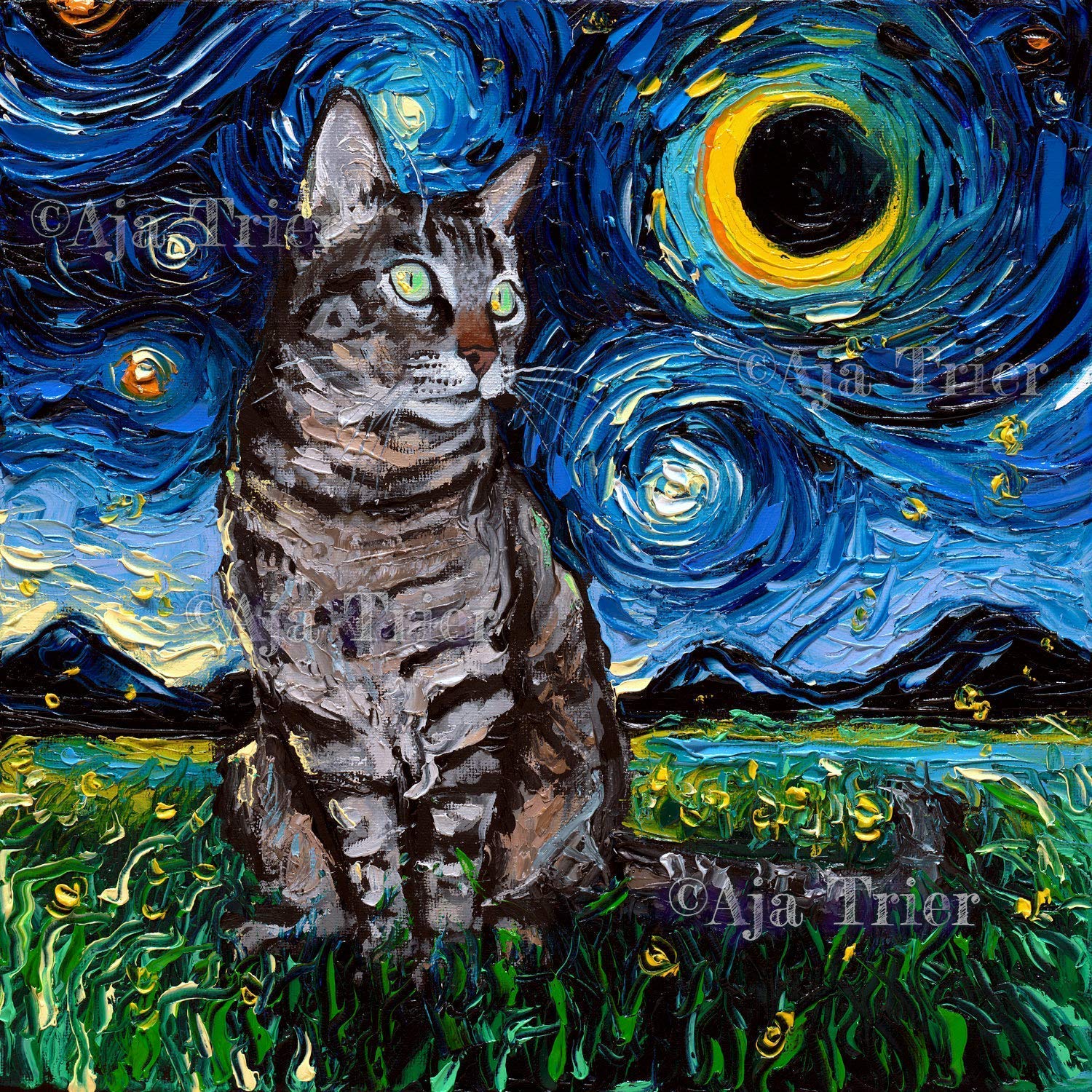 A simple image that would suit the subheading title Biblical and Celestial Symbolism in Cat Dreams would be a cat sleeping under a starry sky.