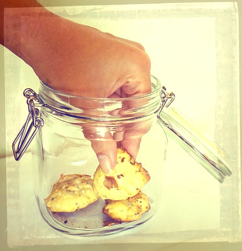 Caught hand in cookie jar