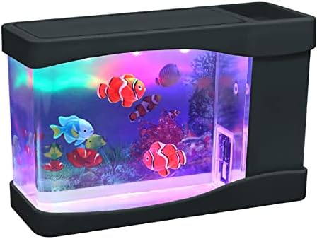 Fish swimming in a tank or aquarium.