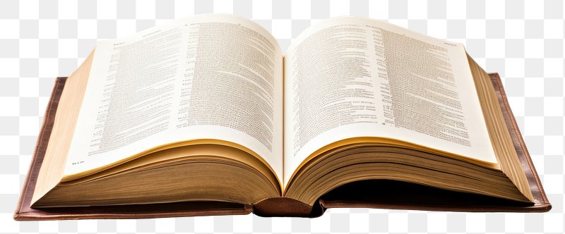Open Bible with FAQ pages