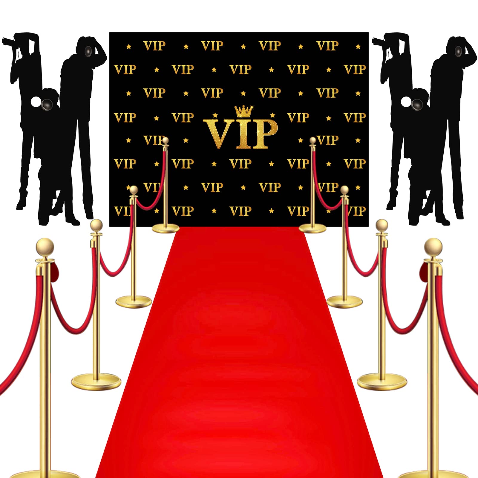 Red carpet with paparazzi
