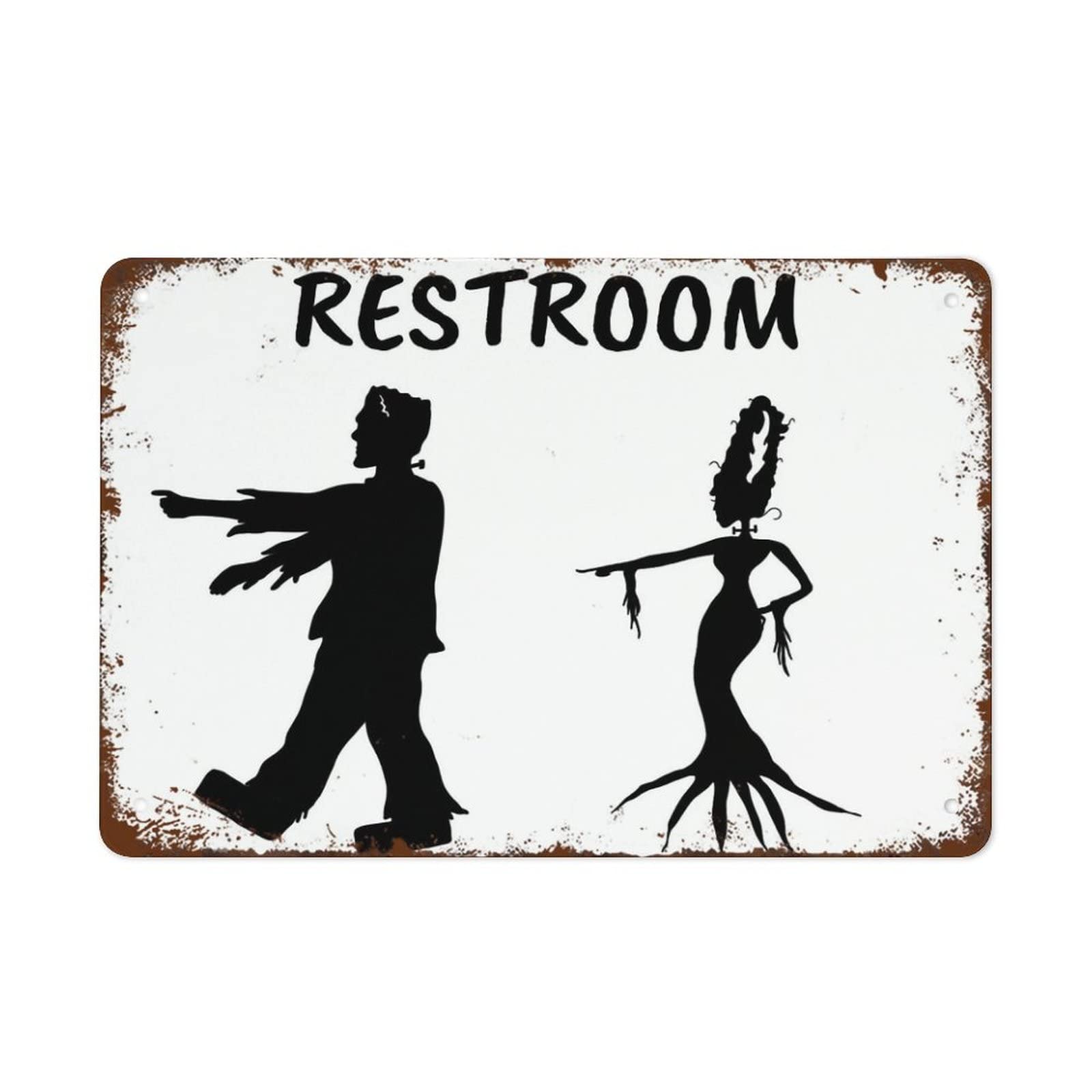 Toilet or bathroom sign